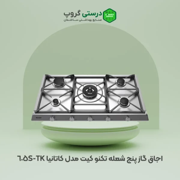 اجاق گاز پنج شعله تکنو کیت مدل کاتانیا TK-605S